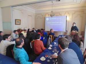 El Comité Asesor Empresarial se conformó el viernes 28 de agosto en un almuerzo en el Club Naval de Valparaíso.