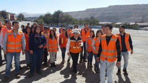 En Chuquicamata los estudiantes conocieron la fundición de cobre, la primera y más grande en Chile.